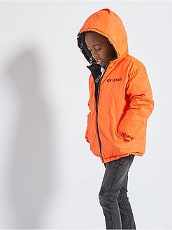 Omkeerbaar donsjack met capuchon - Kiabi