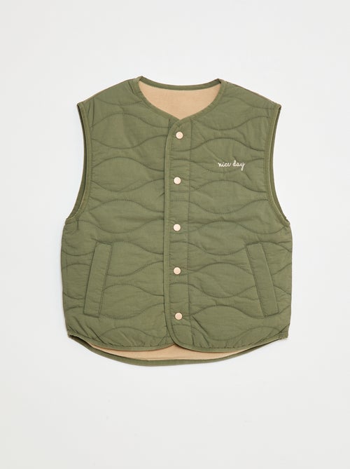 Omkeerbare bodywarmer - Kiabi