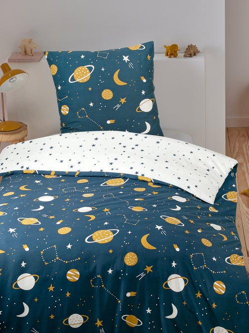 Omkeerbare dekbedset voor 1-persoonsbed - Kiabi
