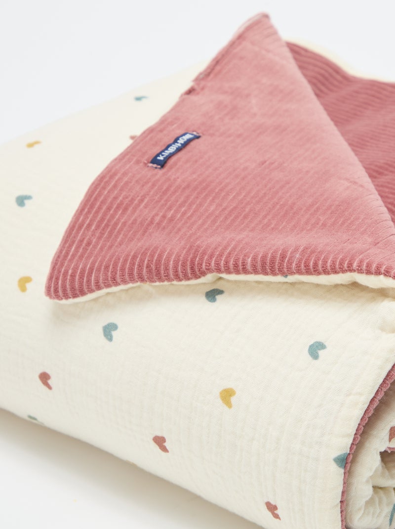 Omkeerbare deken - Kiabi Home Biege - Kiabi