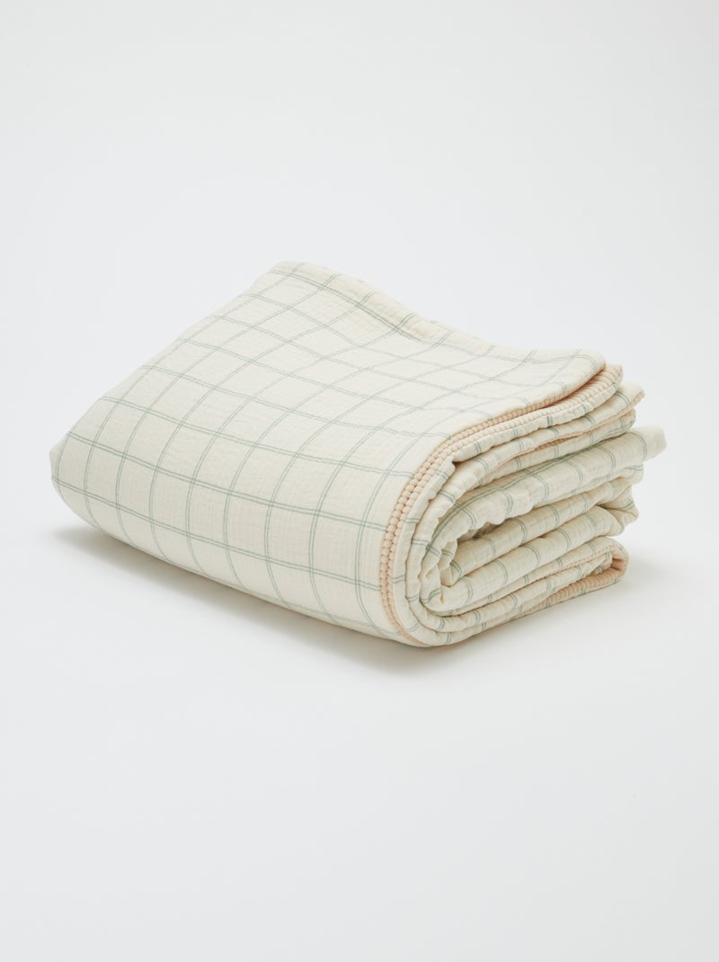 Omkeerbare deken - Kiabi Home GROEN - Kiabi