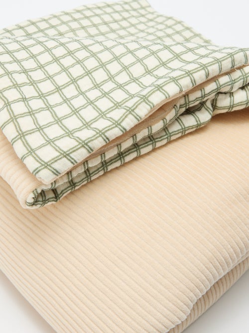Omkeerbare deken 110 x 150 cm - Kiabi Home - Kiabi