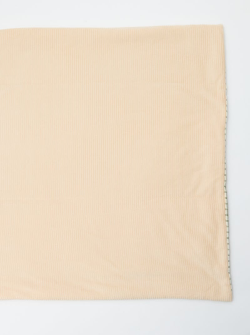 Omkeerbare deken 110 x 150 cm - Kiabi Home Kaki - Kiabi