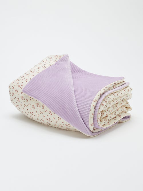 Omkeerbare deken met twee verschillende zijden - Kiabi Home - Kiabi