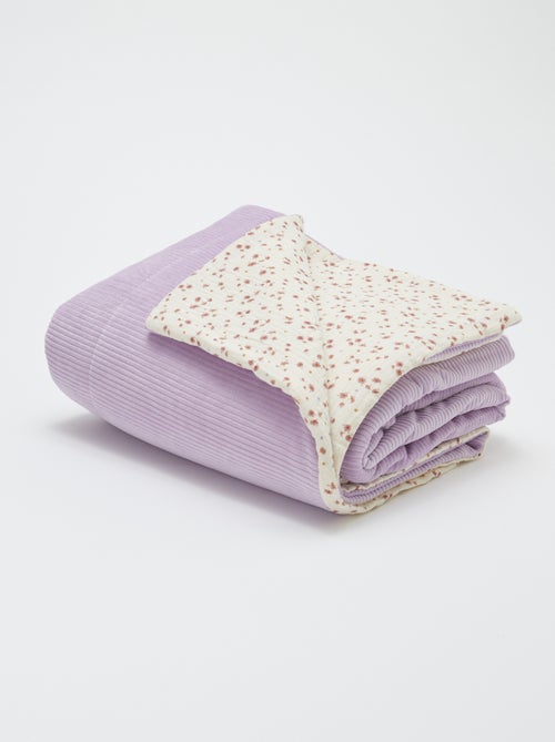 Omkeerbare deken met twee verschillende zijden - Kiabi Home - Kiabi