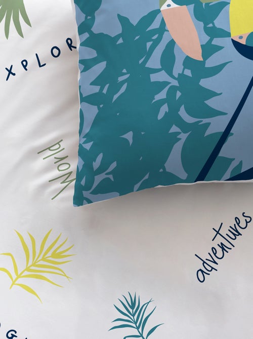 Omkeerbare lakenset voor 1-persoonsbed - Kiabi