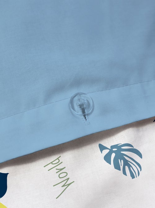 Omkeerbare lakenset voor 1-persoonsbed - Kiabi