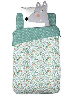 Omkeerbare lakenset voor 1-persoonsbed - Kiabi