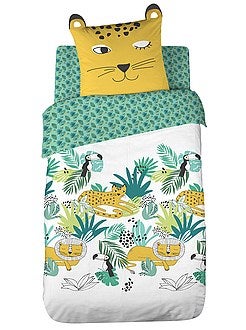 Omkeerbare lakenset voor 1-persoonsbed - Kiabi