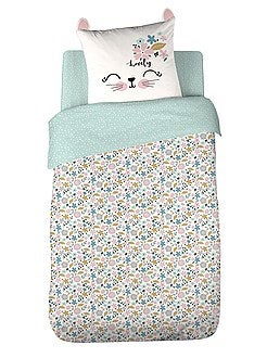 Omkeerbare lakenset voor 1-persoonsbed - Kiabi
