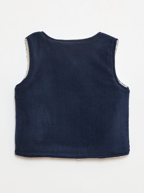 Omkeerbare mouwloze sweater - Kiabi