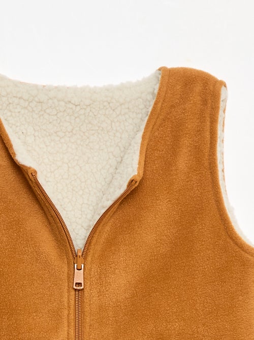 Omkeerbare mouwloze sweater - Kiabi