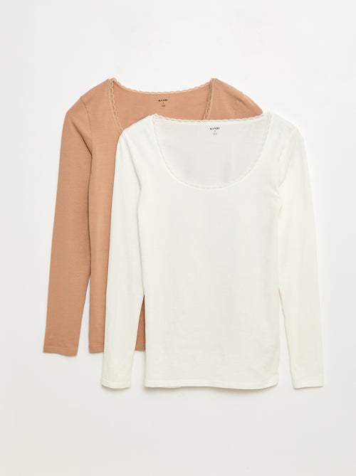 Onder-T-shirt met lange mouwen - Kiabi