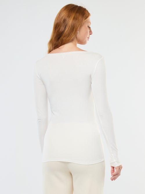 Onder-T-shirt met lange mouwen - Kiabi