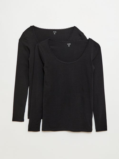 Onder-T-shirt met lange mouwen - Kiabi
