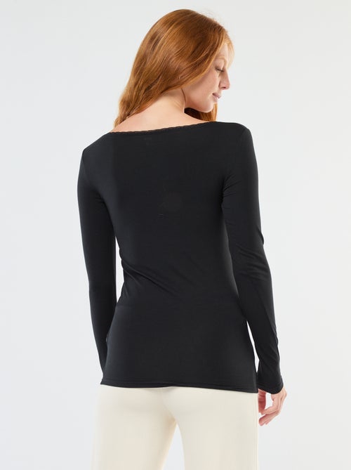 Onder-T-shirt met lange mouwen - Kiabi