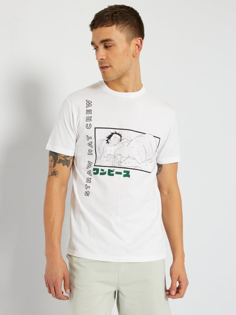 One Piece-T-shirt wit - Kiabi