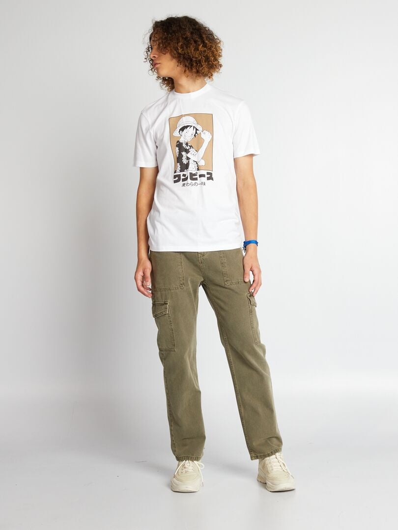 One Piece-T-shirt WIT - Kiabi