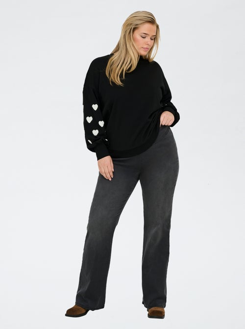 Only Carmakoma | Sweater met hartjesprint - Kiabi