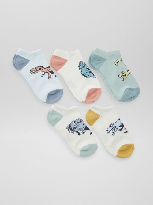 Onzichtbare sokken met print - Kiabi