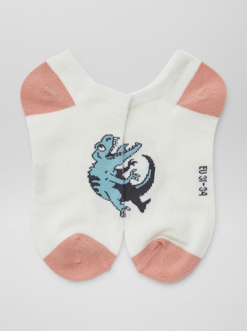 Onzichtbare sokken met print - Kiabi