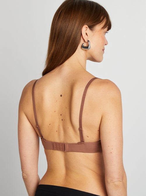 Onzichtbare triangelbeha van microvezel - Kiabi