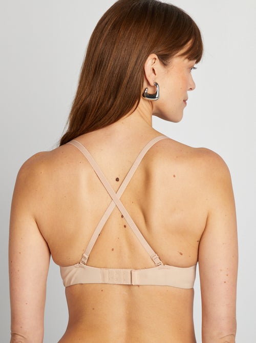 Onzichtbare triangelbeha van microvezel - Kiabi