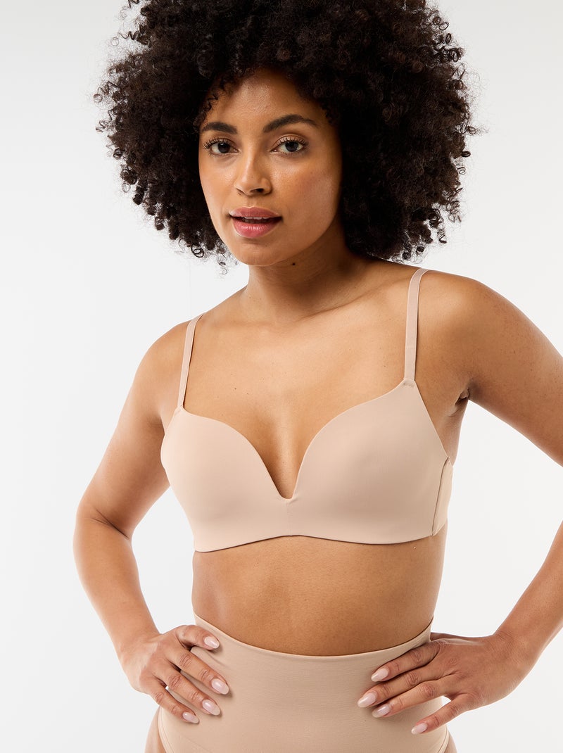 Onzichtbare triangelbeha van microvezel ROSE - Kiabi