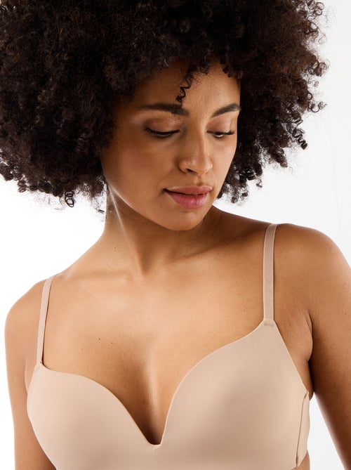 Onzichtbare triangelbeha van microvezel - Kiabi