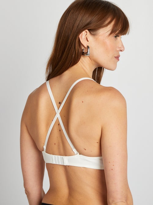 Onzichtbare triangelbeha van microvezel - Kiabi