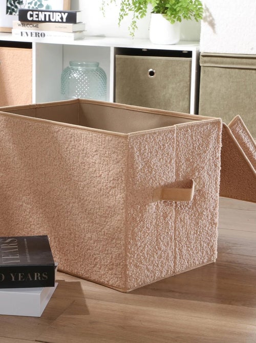 Opbergdoos in bouclé - Kiabi