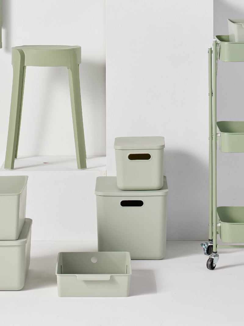 Opbergdoos met deksel GROEN - Kiabi