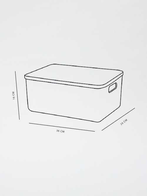 Opbergdoos met deksel - Kiabi