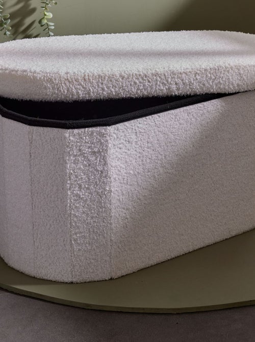 Opbergkist met bekleding van badstoftricot - Kiabi