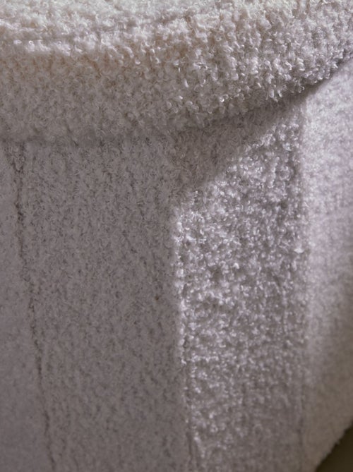 Opbergkist met bekleding van badstoftricot - Kiabi