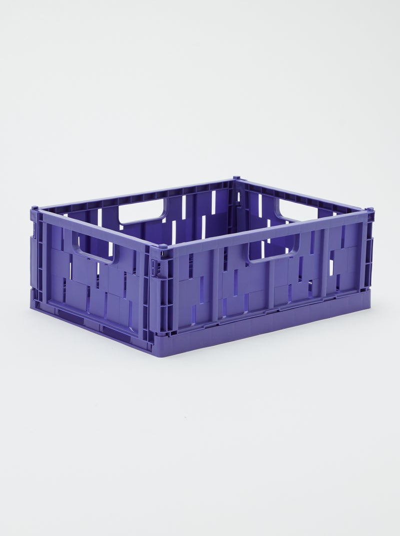 Opbergkist van kunststof (34 x 25 cm) BLAUW - Kiabi