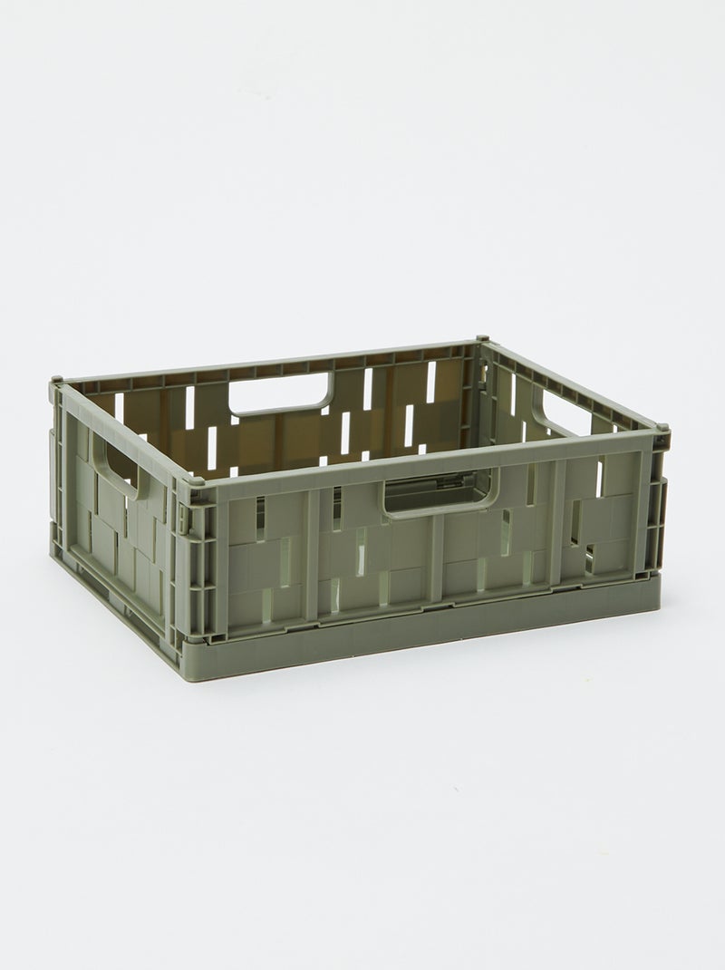 Opbergkistje van kunststof (26x17 cm) groen - Kiabi