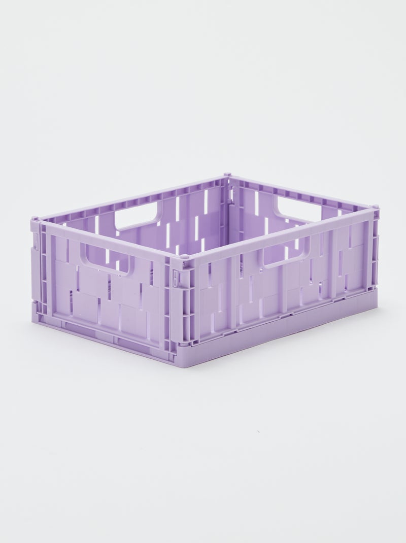 Opbergkistje van kunststof (26x17 cm) PAARS - Kiabi