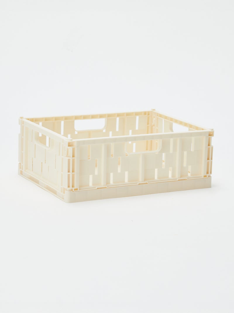 Opbergkistje van kunststof (26x17 cm) Wit - Kiabi
