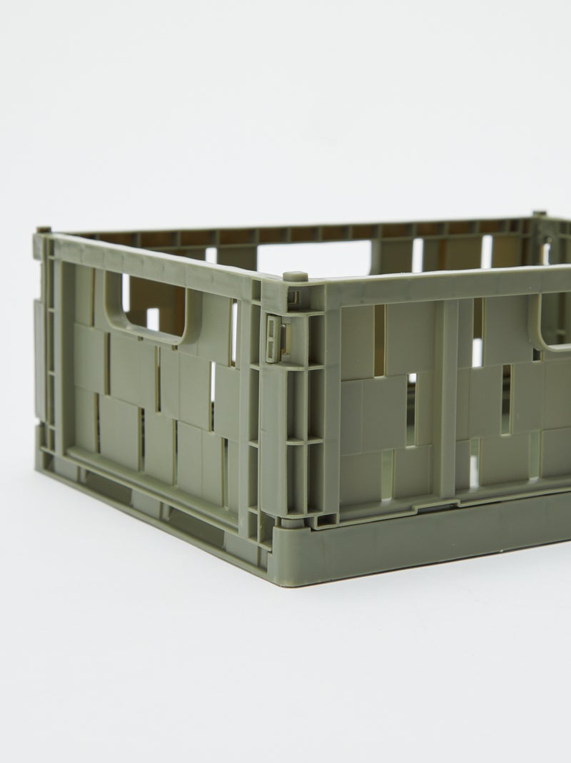 Opbergkrat van plastic (26 x 17 cm) groen - Kiabi
