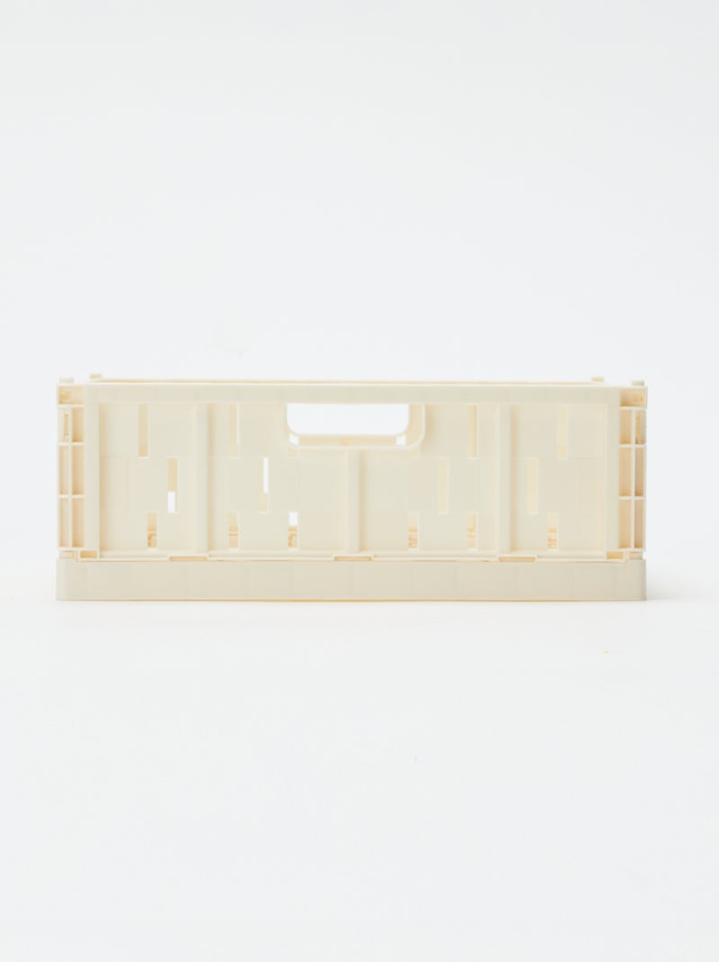 Opbergkrat van plastic (26 x 17 cm) Wit - Kiabi