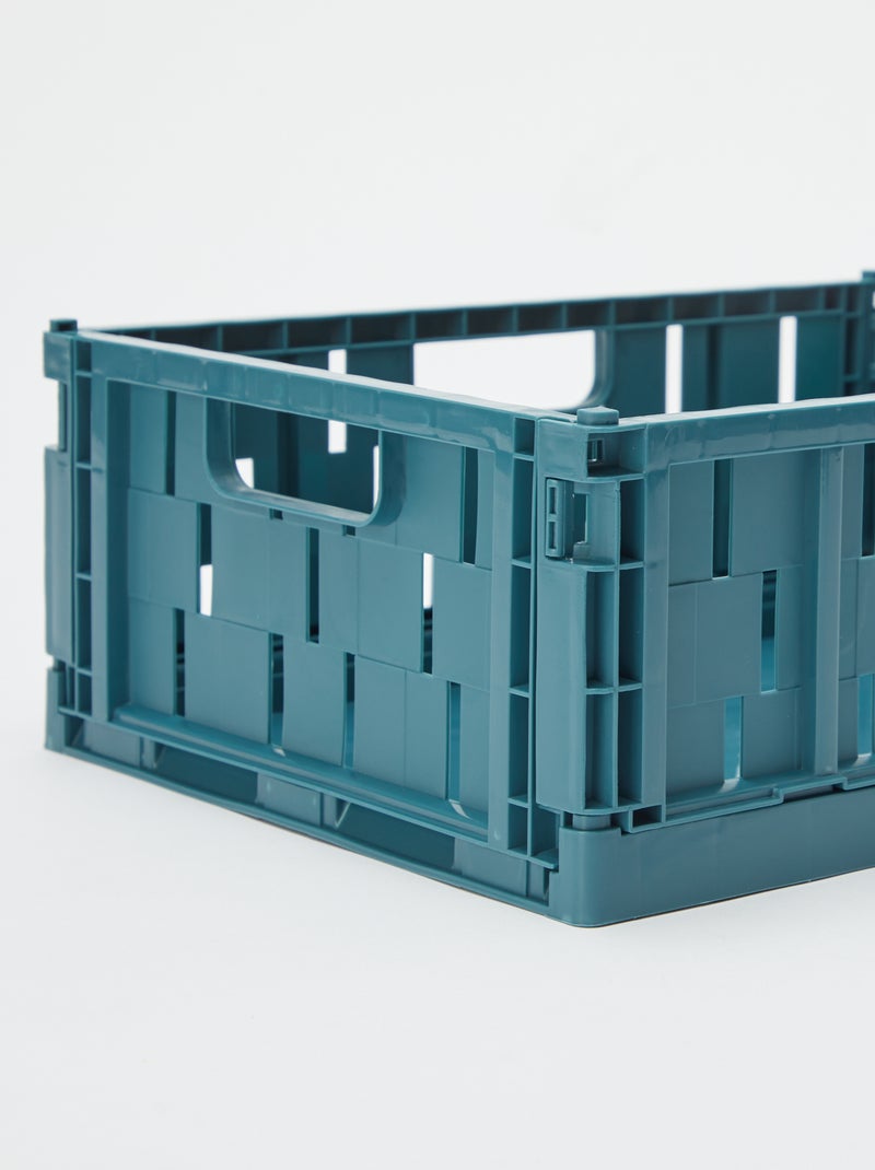 Opbergkrat van plastic (34 x 25 cm) Groen - Kiabi