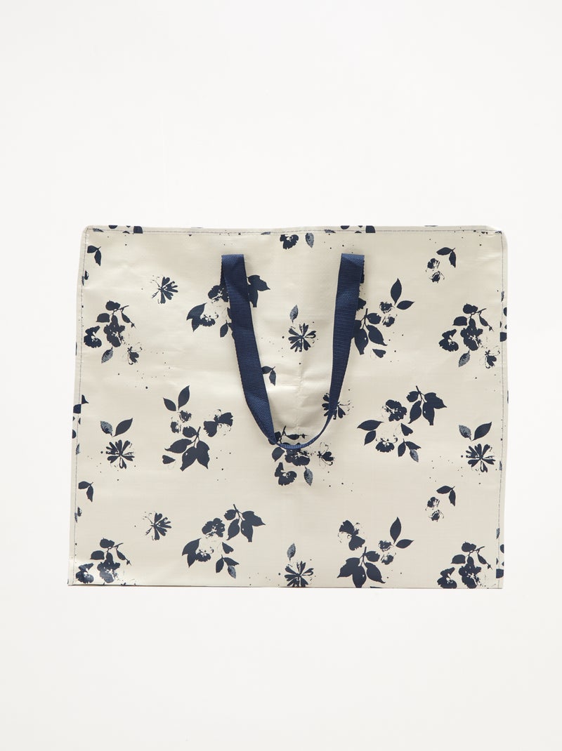Opbergtas met print Wit - Kiabi