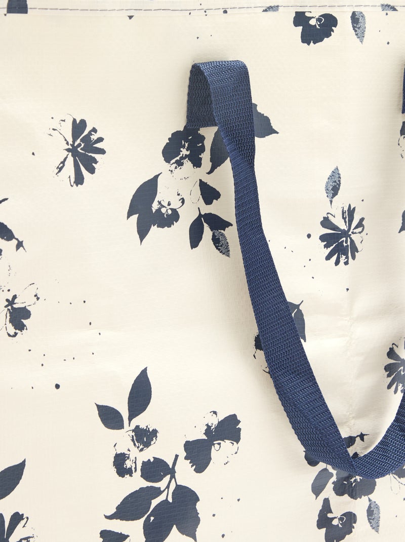 Opbergtas met print Wit - Kiabi