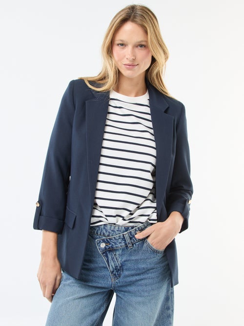 Open colbertjasje met 3/4-mouw - Kiabi