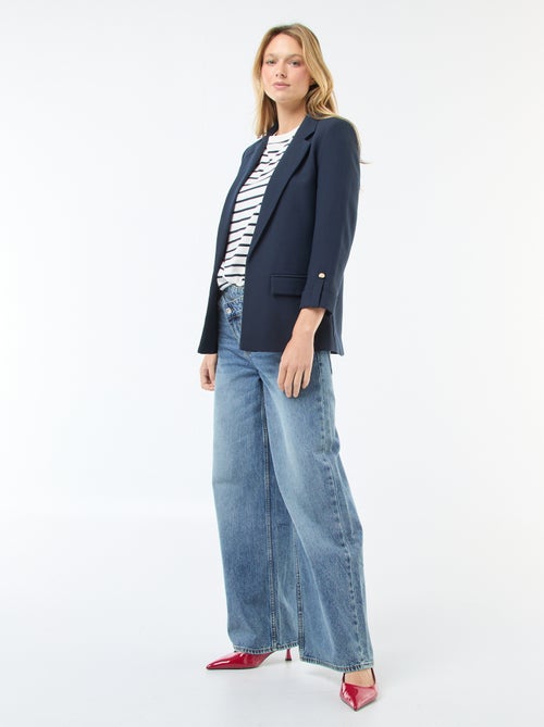 Open colbertjasje met 3/4-mouw - Kiabi