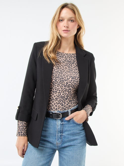 Open colbertjasje met 3/4-mouw - Kiabi