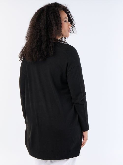 Open lang vest van fijne breistof - Kiabi