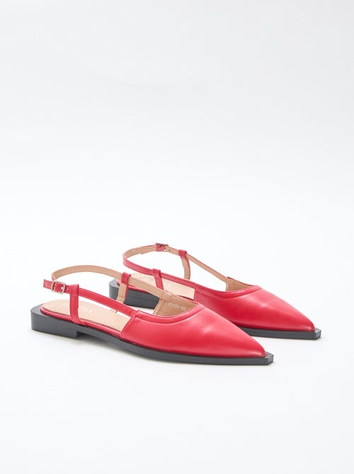 Open pumps met platte hak - Kiabi