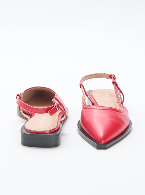 Open pumps met platte hak - Kiabi